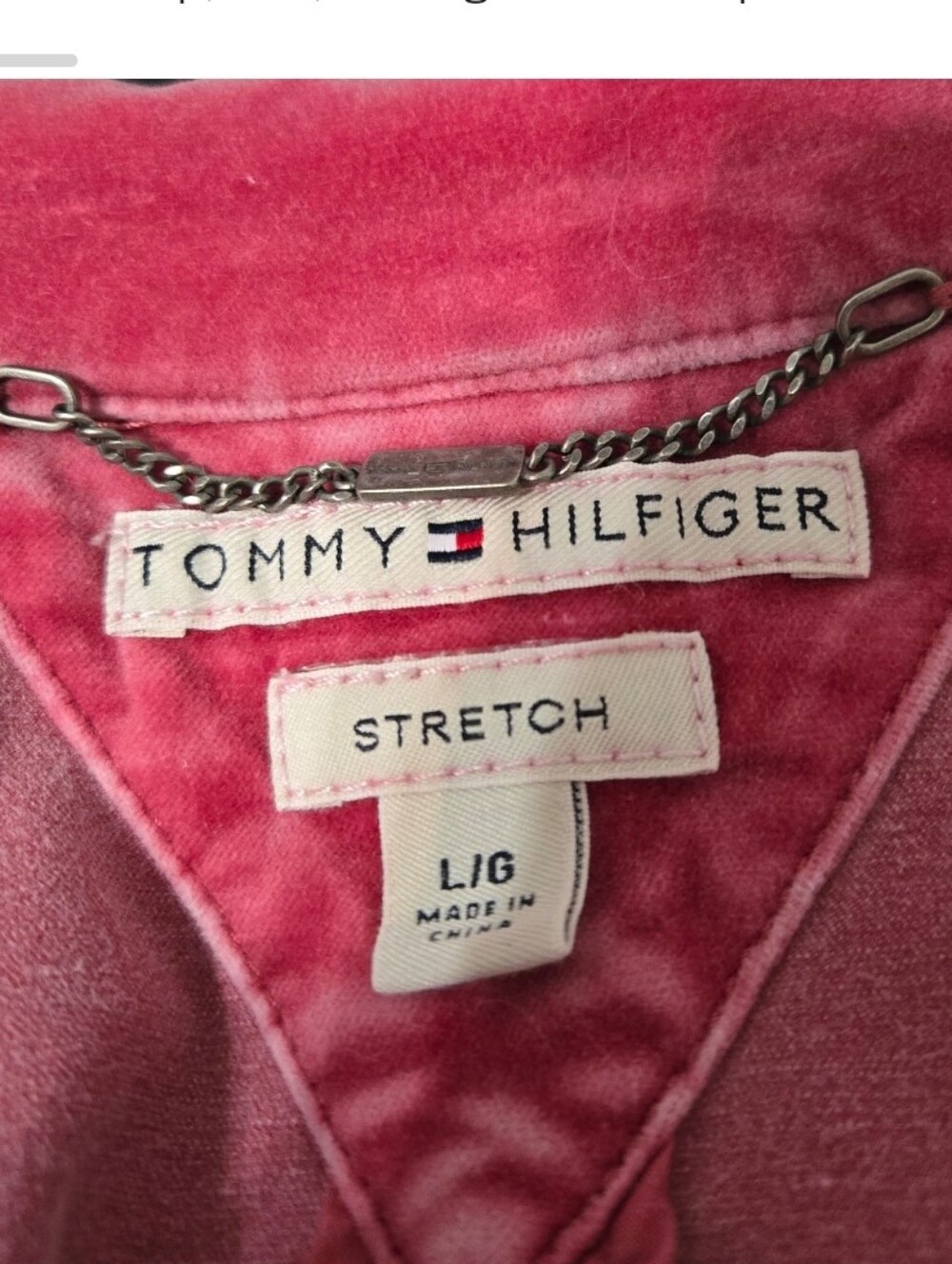Tommy Hilfiger Size Large Women’s Velvet Blazer Jacket - Rose Pink - Picture 2 of 3
